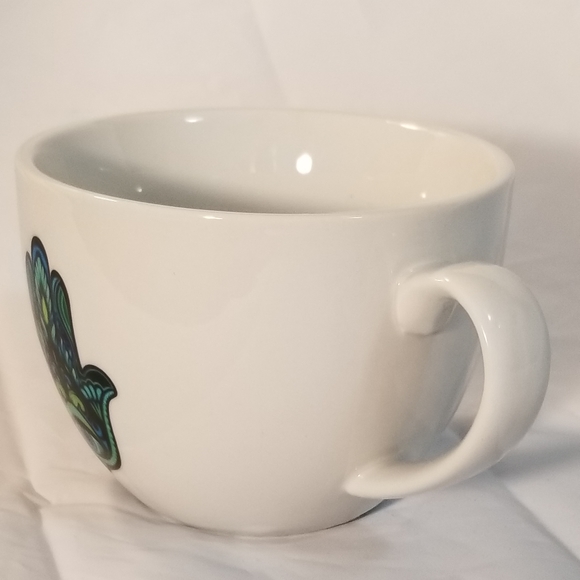 Hamsa Hand Good Luck Coffee Mug Better Homes and Gardens Tea cup 16 oz. - Picture 4 of 9